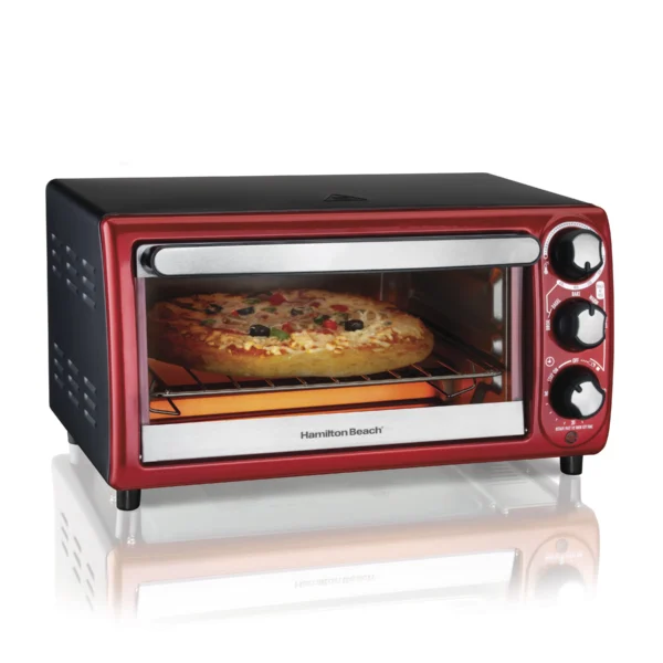 Hamilton Beach Red Toaster Oven